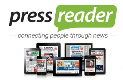 PressReader site for e-newspapers and magazines