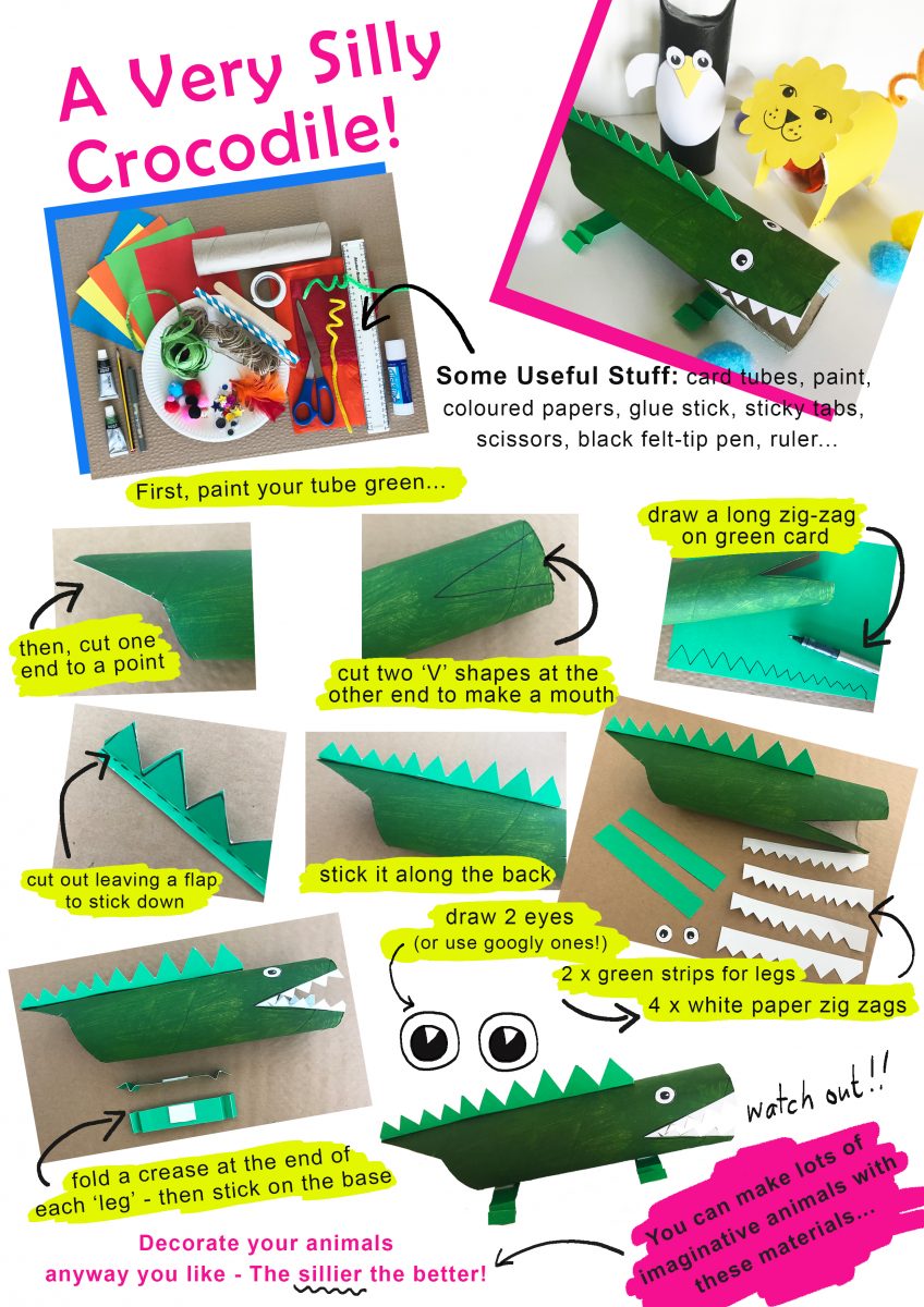 A Very Silly Crocodile Craft Activity PDF