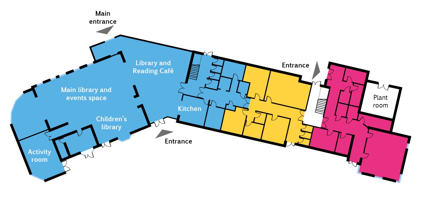Clifton Explore Library Learning Centre: ground floor plan